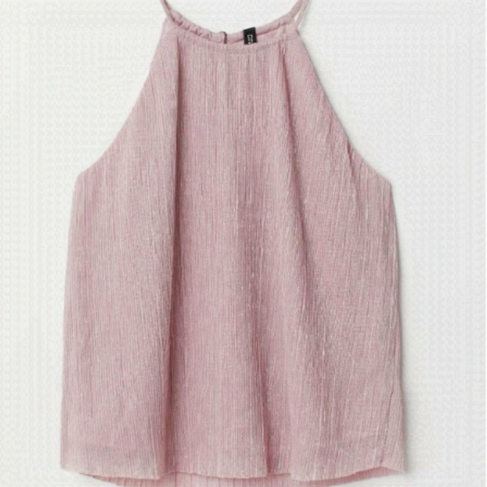 COPY - H&M pink woven top
